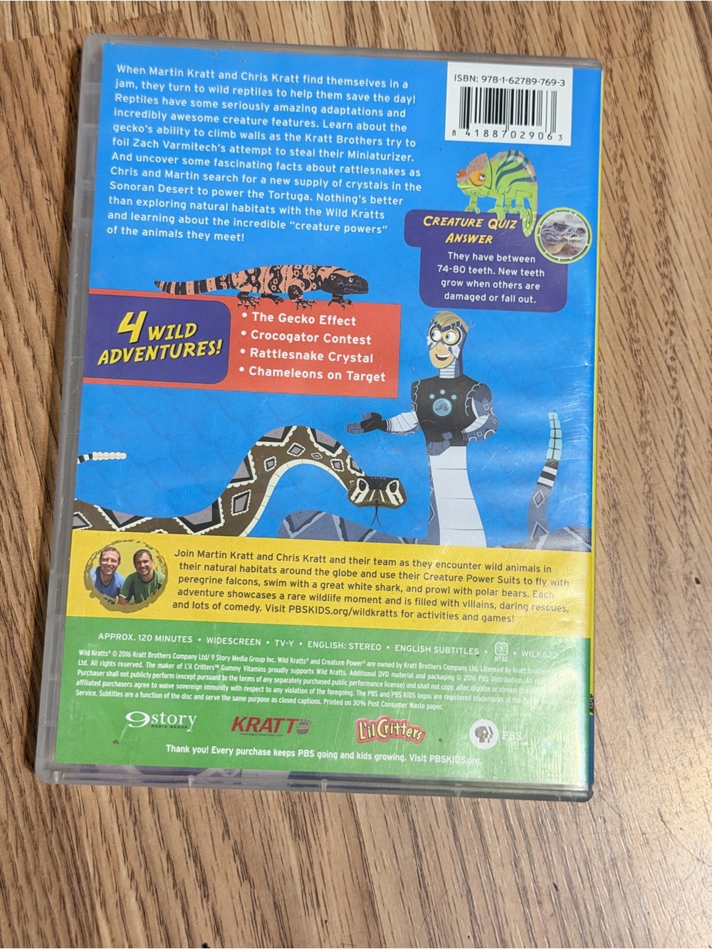Wild Reptiles - Yellow Wild Kratts DVD - Picture 4 of 7